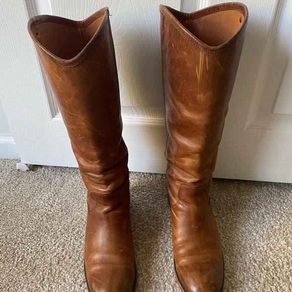 Frye Melissa Button 2 in Cognac - Picture 2 of 7